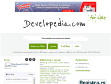 Tablet Screenshot of developedia.com